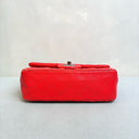 Sac à bandoulière Timeless 20CM en cuir lisse rouge - Chanel