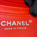 Sac à bandoulière Timeless 20CM en cuir lisse rouge - Chanel