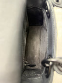 Sac à bandoulière Mini Lady Dior en cuir lisse noir - Christian Dior
