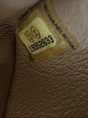 Sac à bandoulière Timeless en tweed beige et rouge - Chanel