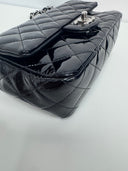 Sac à bandoulière Mini Timeless 20CM en cuir verni noir - Chanel