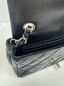 Sac à bandoulière Mini Timeless 20CM en cuir verni noir - Chanel