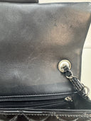 Sac à bandoulière Mini Timeless 20CM en cuir verni noir - Chanel
