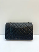 Sac à bandoulière Timeless 11.12 en cuir lisse noir - Chanel