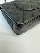 Sac à bandoulière Timeless 11.12 en cuir lisse noir - Chanel