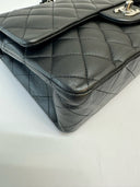 Sac à bandoulière Timeless 11.12 en cuir lisse noir - Chanel