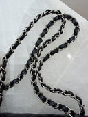 Sac à bandoulière Timeless 11.12 en cuir lisse noir - Chanel