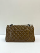Sac à bandoulière 2.55 en cuir d'agneau marron - Chanel