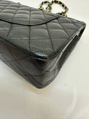 Sac à bandoulière Timeless 11.12 en cuir caviar noir 25CM - Chanel