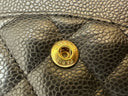Sac à bandoulière Timeless 11.12 en cuir caviar noir 25CM - Chanel