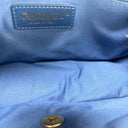 Sac à bandoulière Mood Mini Rectangulaire en denim bleu - Chanel
