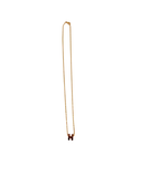 Collier Mini Pop H en émail bordeaux - Hermès