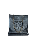 Sac Tote Bag en cuir noir - Chanel