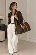 Sac Keepall Bandoulière 45 en toile monogram - Louis Vuitton