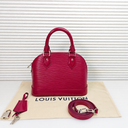 Sac à bandoulière Alma BB en cuir épi framboise - Louis Vuitton