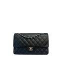 Sac à bandoulière Timeless 11.12 en cuir lisse noir - Chanel