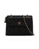 Sac à épaule Matelassé en cuir caviar vintage - Chanel