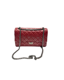 Sac à bandoulière 2.55 en cuir rouge - Chanel