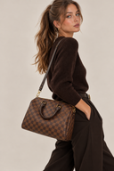 Sac à bandoulière Speedy 30 en damier ébène - Louis Vuitton